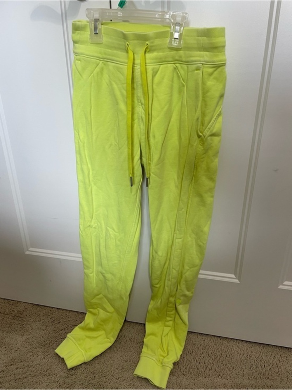 Lululemon Neon Yellow sweatpants size 2